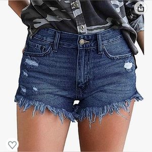 NWOT Mid Waisted Denim Shorts Small
